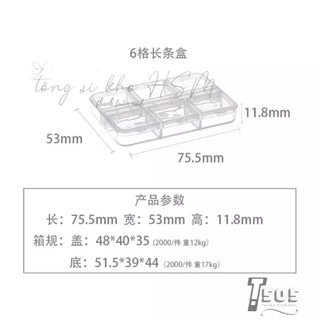 Khay phụ kiện đựng charm - 6ô & 12ô & 24ô