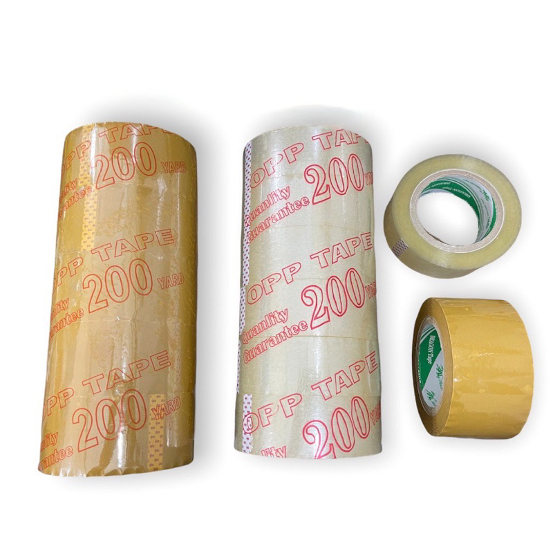 Băng keo trong dán hàng bản rộng 4cm