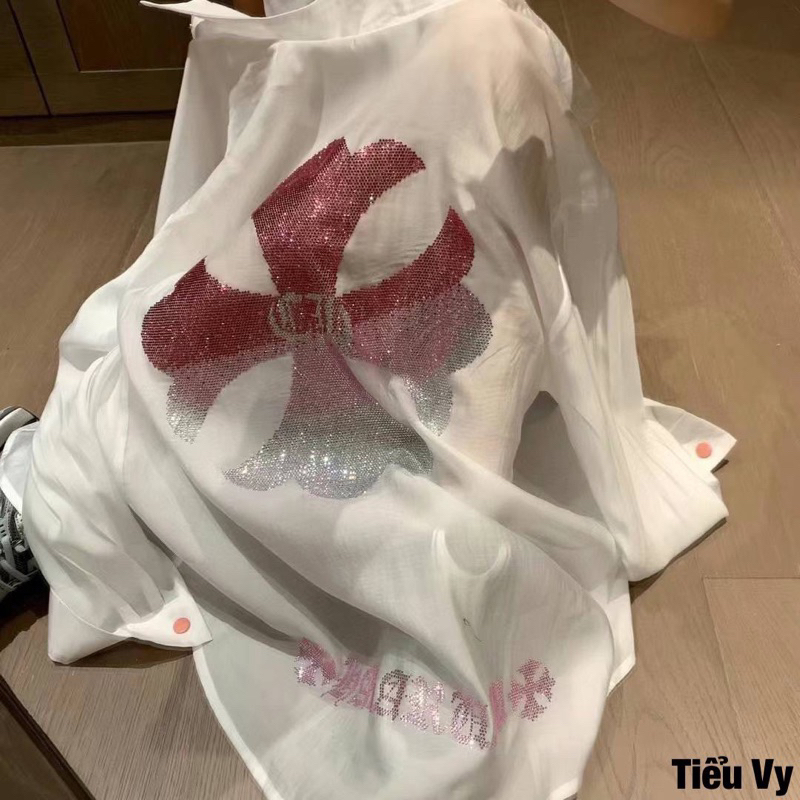 Áo Sơmi C.h.r.o.m.e Đính Đá Lưng