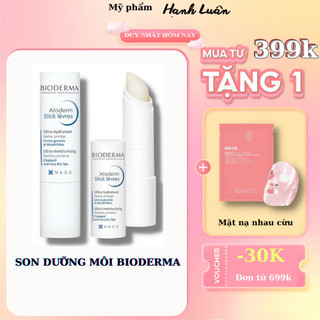 Son dưỡng môi Bioderma Atoderm Stick Lèvres, chăm sóc dưỡng ẩm, môi khỏi hanh khô của mùa đông, myphamhanhluan