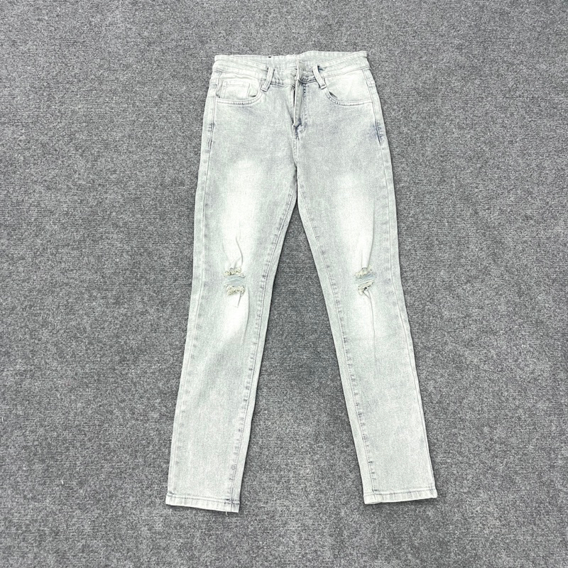 Quần Jean Nam, Quần Bò Nam Kiểu Dáng Slim Fit Xanh Bạc 252