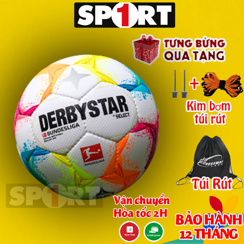 Quả bóng đá DB-Start Size 5, bóng đá đúc mẫu mới nhất + Tặng kim bơm, túi lưới Bảo Hành Da 12 Tháng