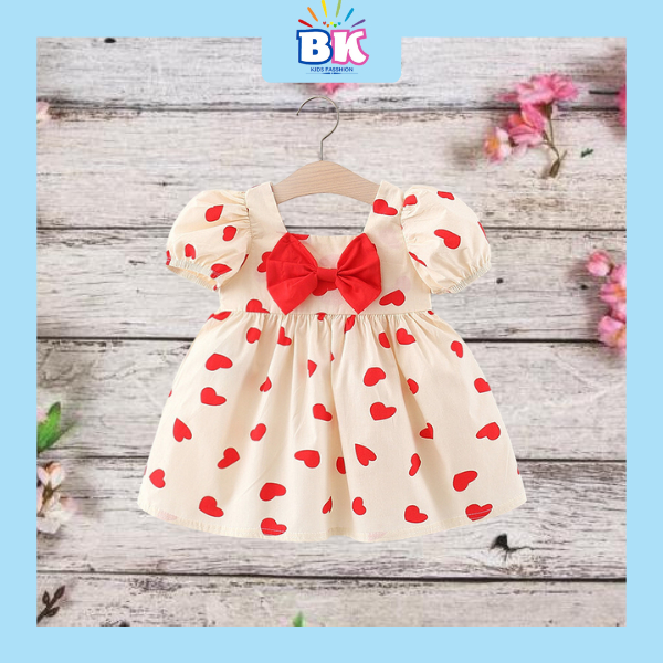 Váy công chúa bé gái siêu xinh từ 1 đến 5 tuổi. Váy cho bé gái mùa hè phong cách Hàn Quốc chất liệu thoáng mát - BKKIDS!