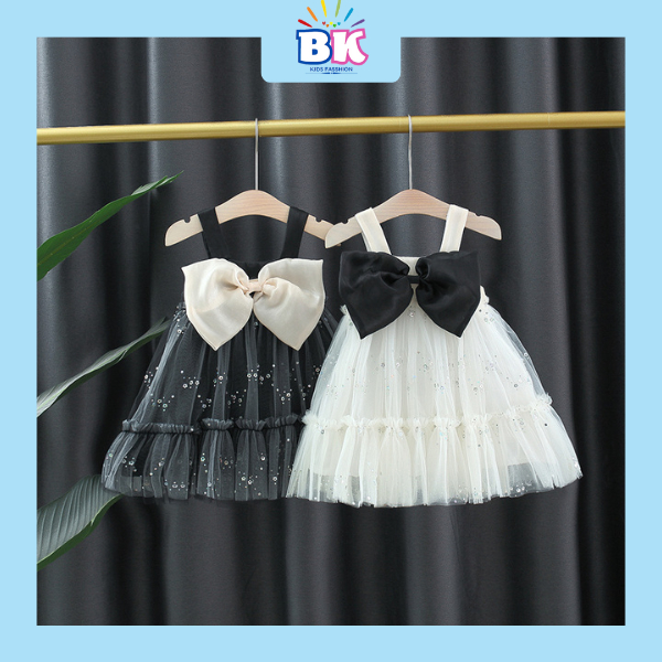 Đầm công chúa bé gái siêu xinh từ 1 đến 5 tuổi. Váy bé gái mùa hè phong cách Hàn Quốc chất liệu thoáng mát - BKKIDS!