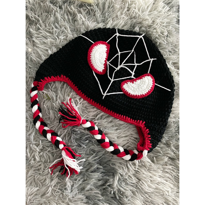 Mũ Spider Man len móc Y2K form rộng cực kì xinh/ mẫu y hình-sai mẫu hoàn tiền