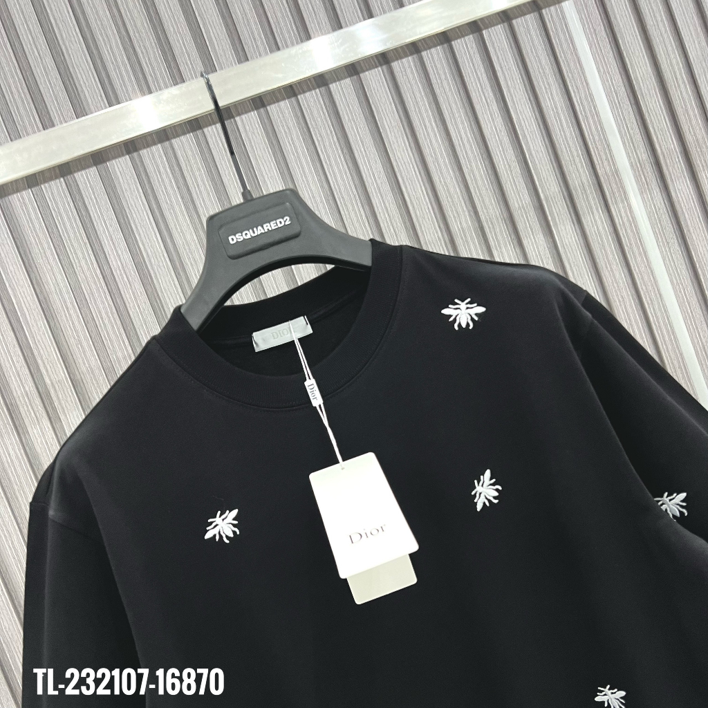 🔥Hot🔥Áo thun Dior thêu logo thiết kế hot trend Nam nữ New 2023