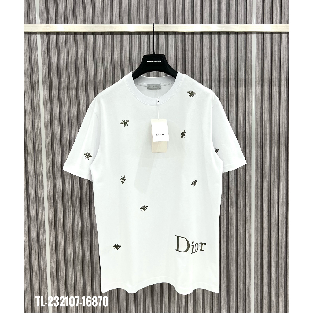 🔥Hot🔥Áo thun Dior thêu logo thiết kế hot trend Nam nữ New 2023