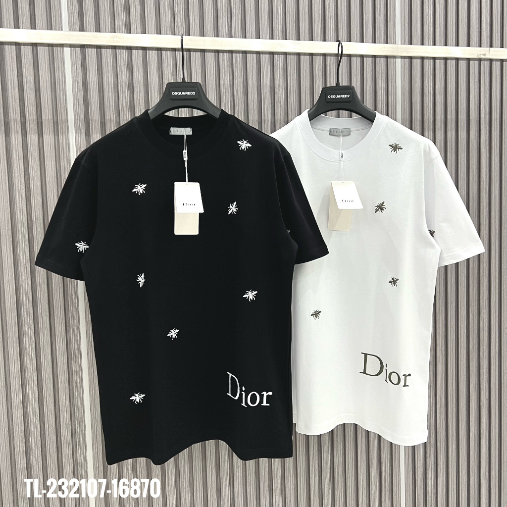 🔥Hot🔥Áo thun Dior thêu logo thiết kế hot trend Nam nữ New 2023
