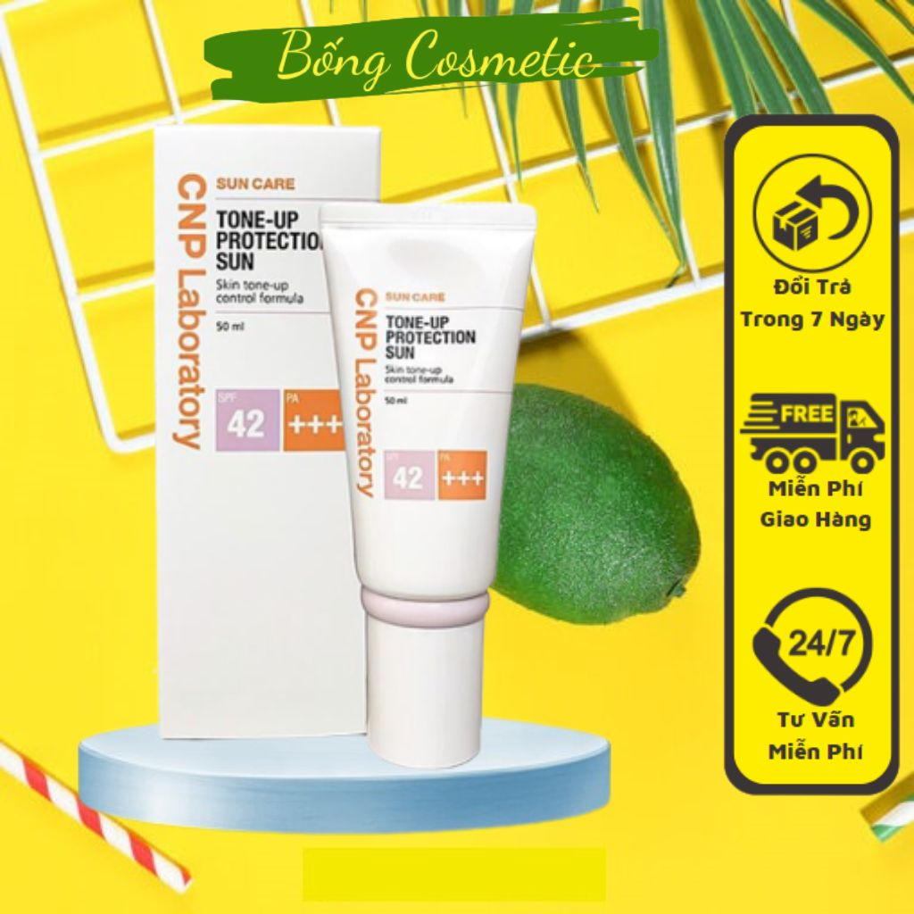 Kem Chống Nắng cho da nhạy cảm CNP Laboratory Tone-Up Protection Sun SPF42 PA+++ Tuýp 50ml