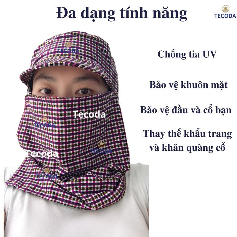 Nón mũ chống nắng 2 lớp  siêu mềm mát