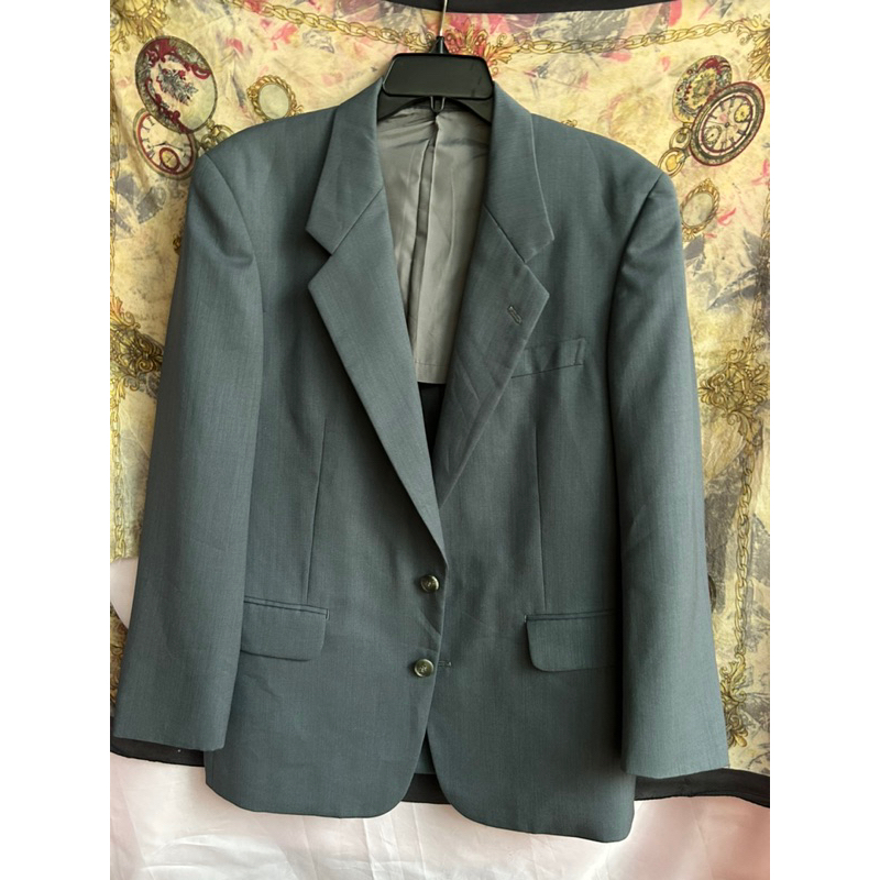 🌵Áo Vest Blazer Nam XÁM size hơi to 2hands( Hàng Si Nhật)