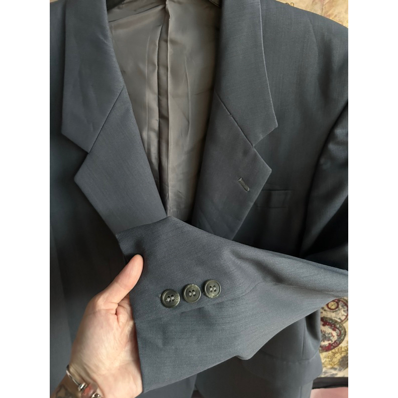 🌵Áo Vest Blazer Nam XÁM size hơi to 2hands