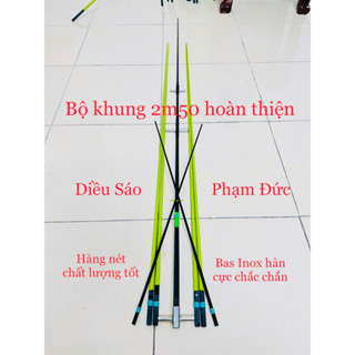 Bộ Khung Diều 2m và 2m50 Pull Cabon Hoàn Thiện (Chưa Bao Gồm Áo)