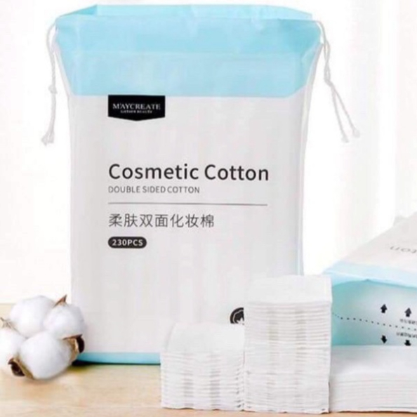 Bông Tẩy Trang MayCreate 1 Túi 230 Miếng Mua Theo Thùng 80 Túi Tính Giá Sỉ
