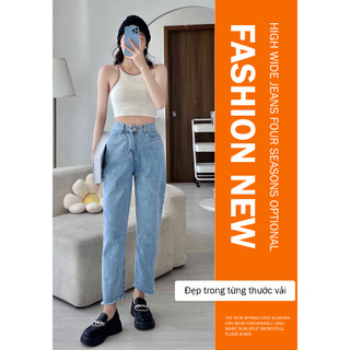 Quần jeans nữ baggy Guguno (Mẫu thật)