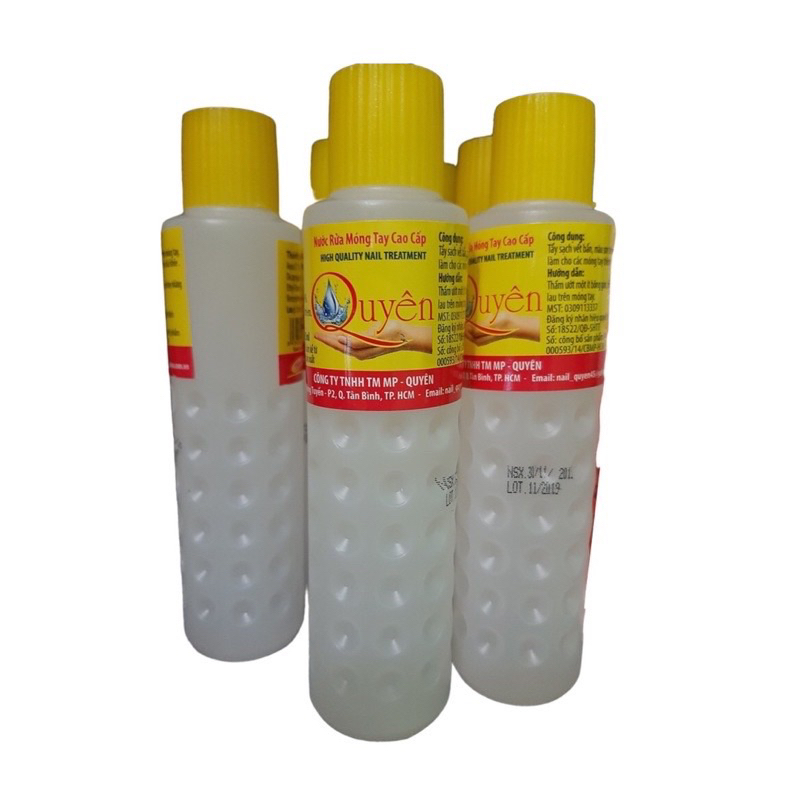 acetol quyên 125ml, nước rửa móng quyên 125ml