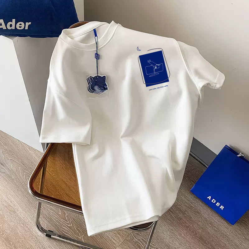 Áo thun nam nữ UNISEX mèo sofa form rộng vải dày mịn