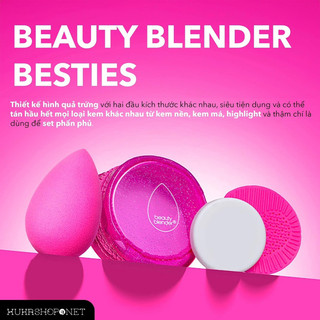 [Sale 30%]  Set bông Mút makeup Beauty Blender Besties