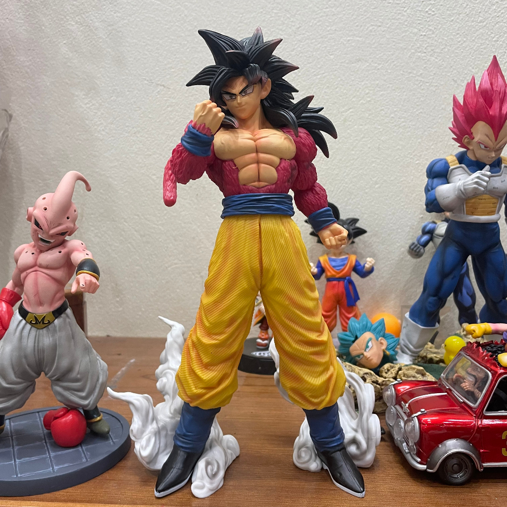 ĐỒ CHƠI MÔ HÌNH NHÂN VẬT GOKU TRẠNG THÁI SIÊU SAYAN CẤP 4 CỰC NÉT, ANIME DRAGON BALL SƯU TẬP TRANG TRÍ DECOR TẶNG