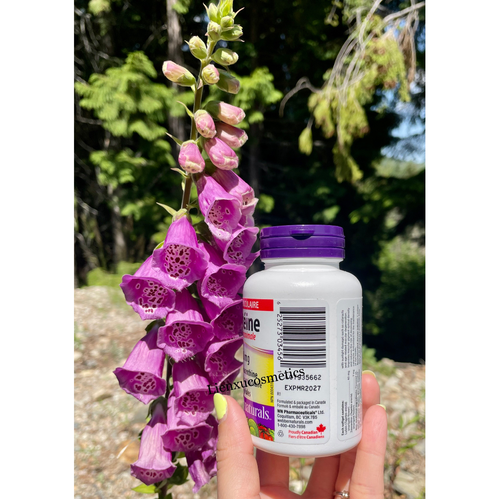 Viên uống bổ mắt Webber Naturals Lutein with Zeaxanthin maximum strength 40mg, hộp 60 viên