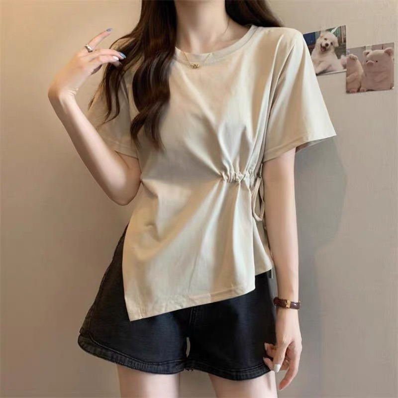 Áo Thun Có Dây Rút Ở Eo Cực Xinh Cho Nữ