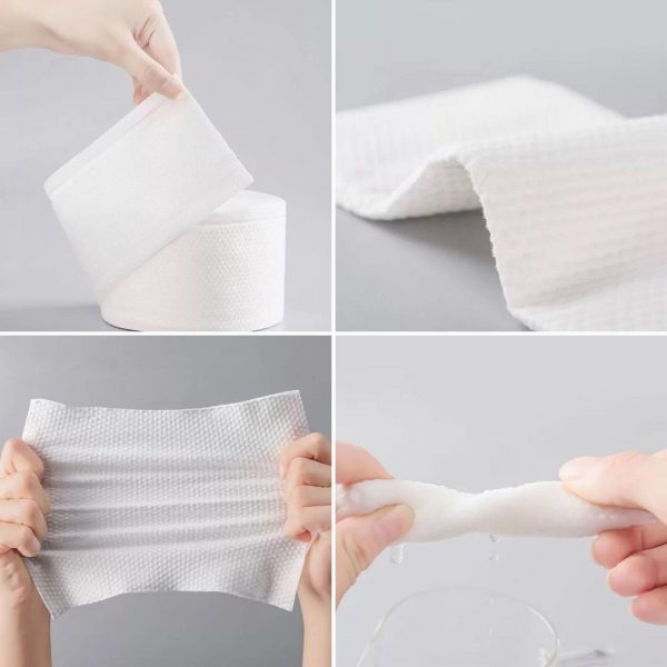 Khăn mặt dùng 1 lần, dạng rút tiện lợi, nhỏ gọn dễ dàng mang theo, khăn lau đa năng animerry