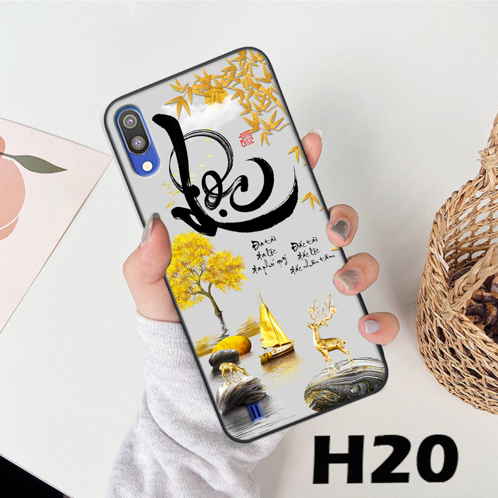 Ốp lưng Samsung Galaxy A10 / M10 in hình chữ tài chữ lộc, Cha Mẹ, bình an SIÊU ĐẸP