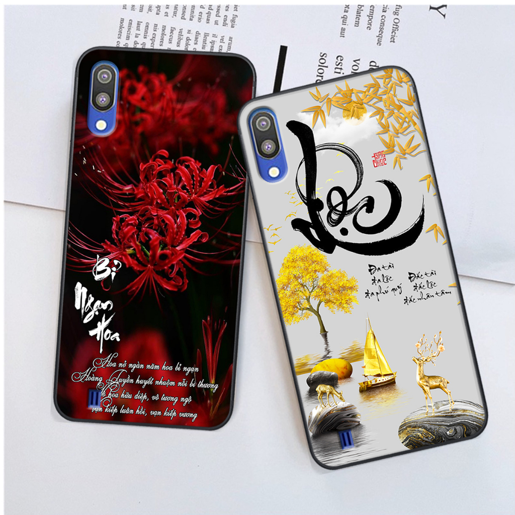 Ốp lưng Samsung Galaxy A10 / M10 in hình chữ tài chữ lộc, Cha Mẹ, bình an SIÊU ĐẸP
