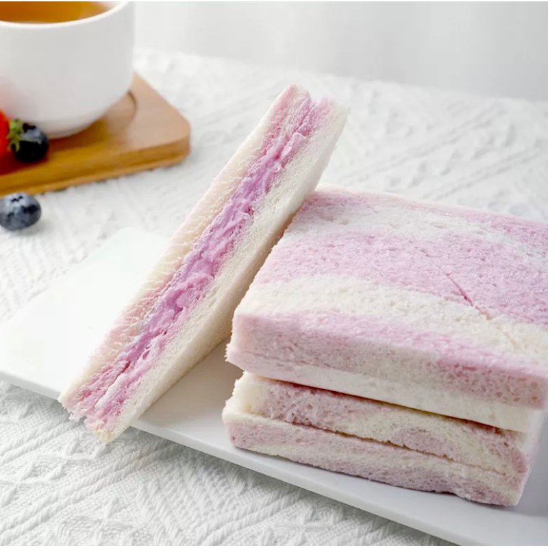 Bánh Mì Sandwich Khoai Môn Nhân Chảy Đài Loan - Ăn Vặt 492