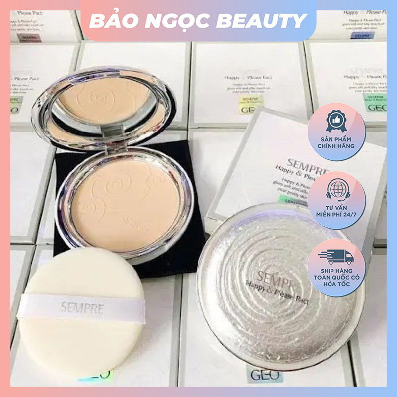 Phấn Geo trắng siêu mịn cho lớp nền tự nhiên mỏng mịn