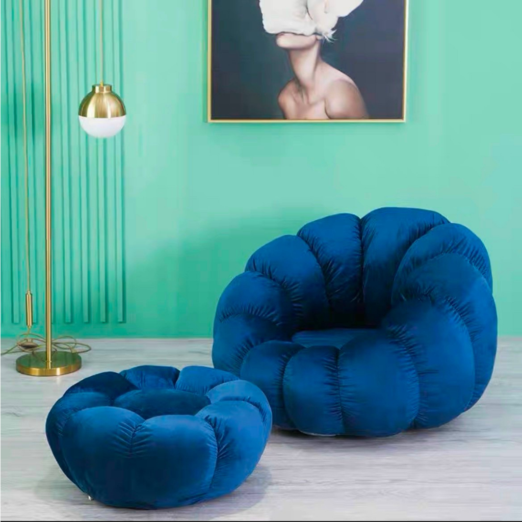 Ghế sofa Havana Bedding thư giãn dựa lưng hình bông hoa  ghế sofa lười thiết kế đơn giản ghế bệt ngồi tựa bông hoa