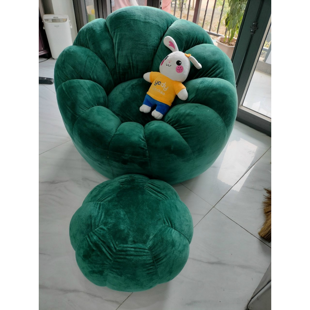 Ghế sofa Havana Bedding thư giãn dựa lưng hình bông hoa  ghế sofa lười thiết kế đơn giản ghế bệt ngồi tựa bông hoa