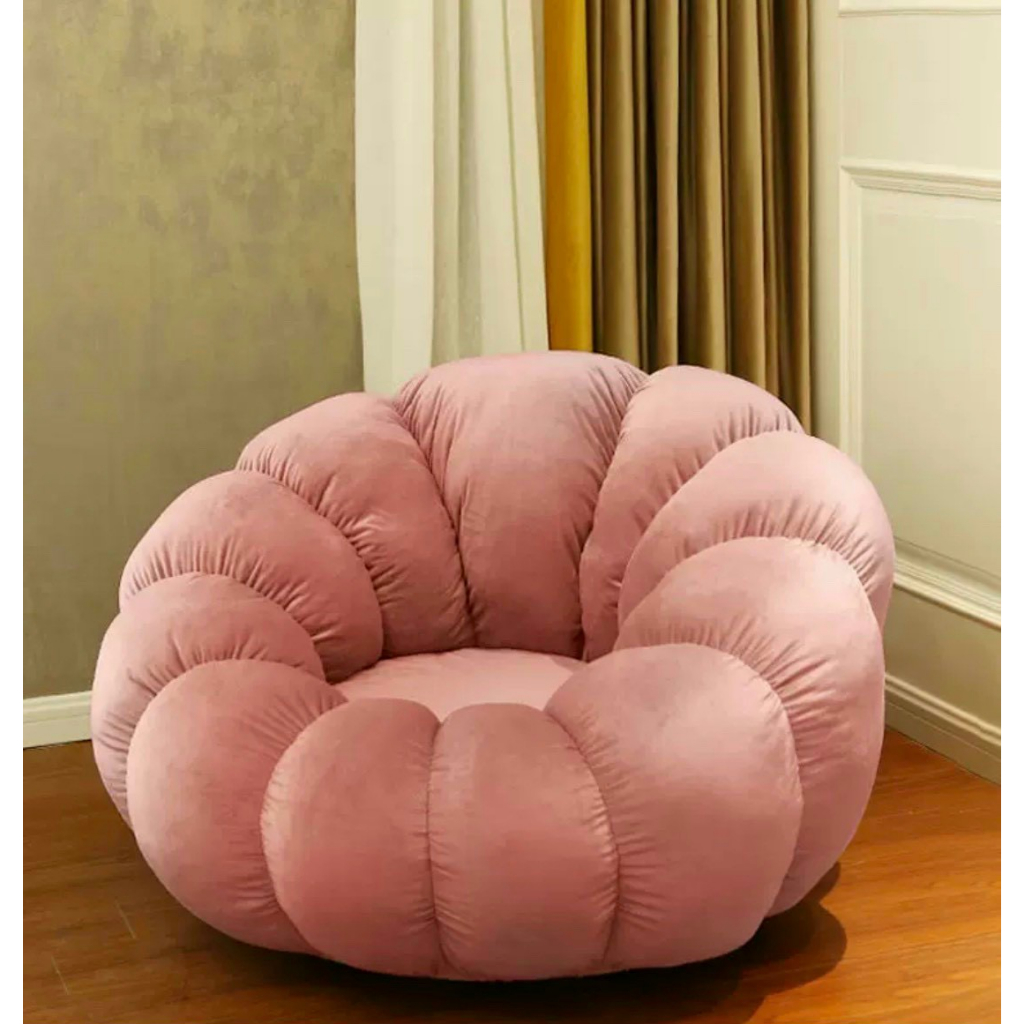 Ghế sofa Havana Bedding thư giãn dựa lưng hình bông hoa  ghế sofa lười thiết kế đơn giản ghế bệt ngồi tựa bông hoa