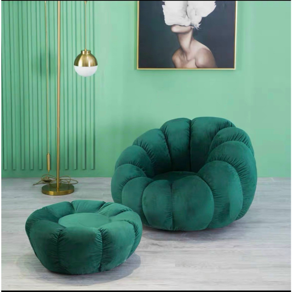 Ghế sofa Havana Bedding thư giãn dựa lưng hình bông hoa  ghế sofa lười thiết kế đơn giản ghế bệt ngồi tựa bông hoa