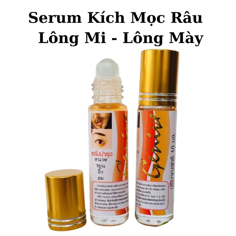 Serum Dưỡng Mi GENIVE Kích Mọc Lông, Mọc Tóc, Chân Mày, Râu, Mi 10ml