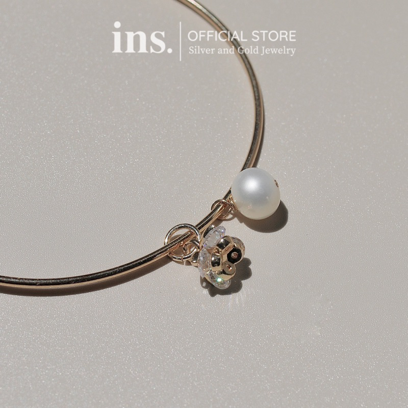 Kiềng tay nữ vàng bọc INS HOPE Bracelet / 14K Gold Filled phối charm cao cấp không phai