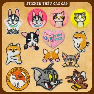 Sticker ủi áo đủ kích cỡ dùg làm miếng dán quần áo rách, miếng vá quần áo, miếng dán ủi quần áo Phụ Kiện Thời Trang