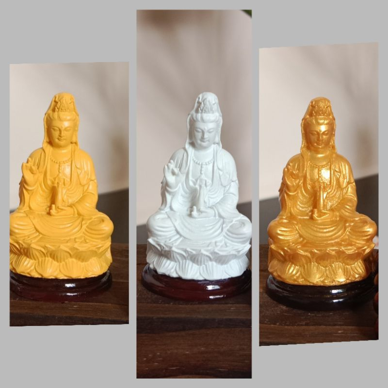 Tượng ngài Quan Thế Âm Bồ Tát cao 5.5cm có 7 màu cực đẹp