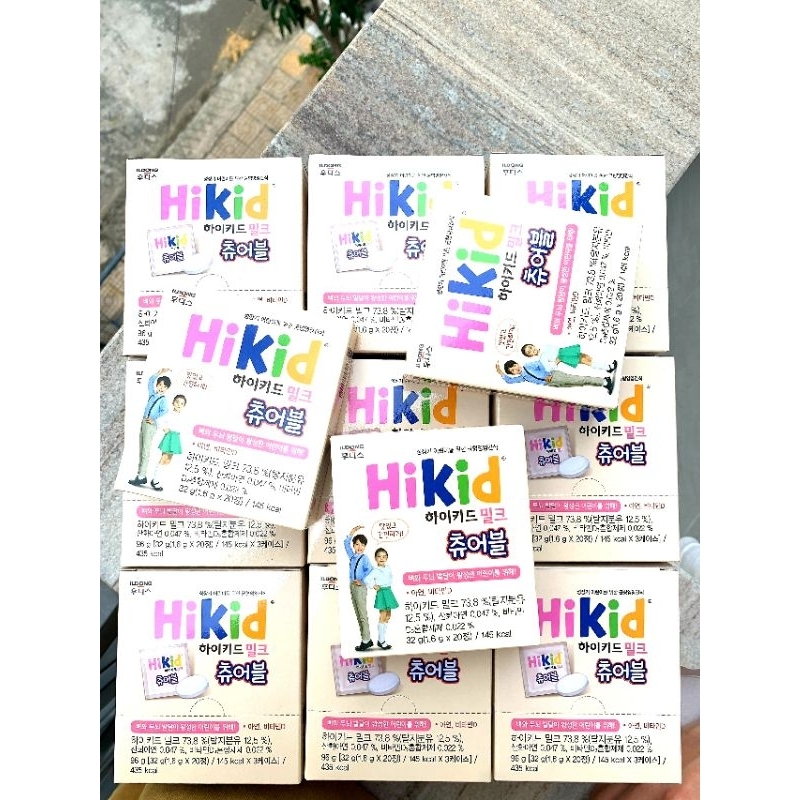 SỮA HIKID DẠNG KẸO HỘP 60 VIÊN