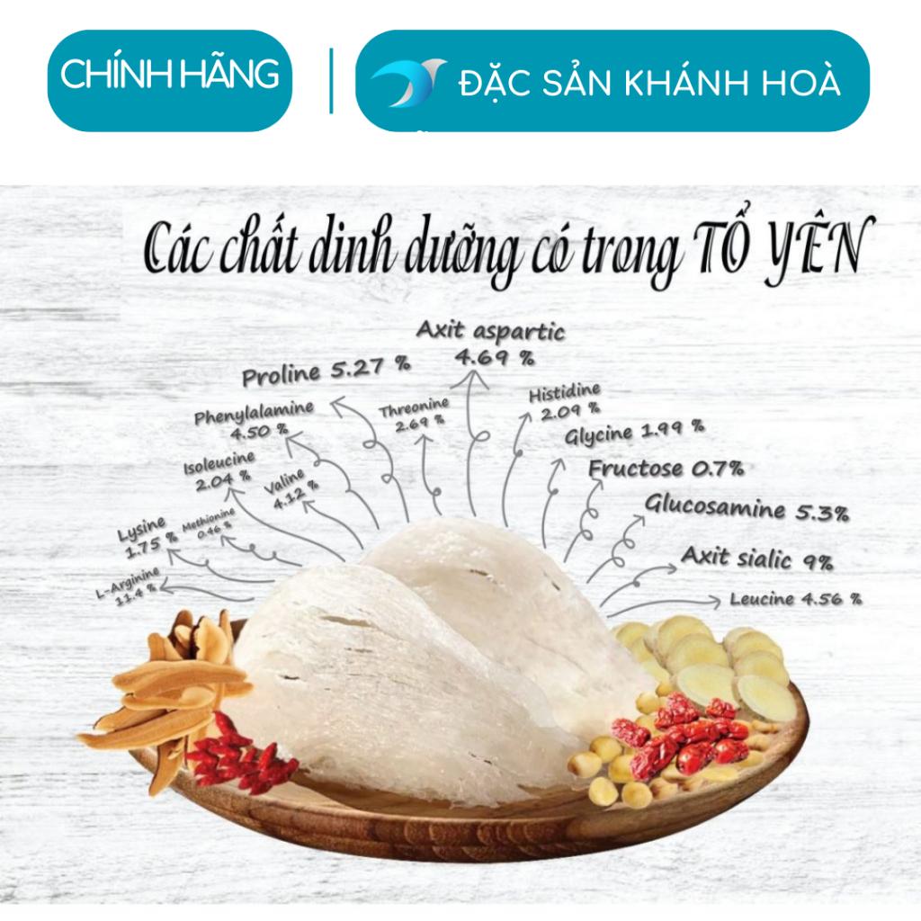 Chân Yến Thô 10g Ít Lông Chân Yến Loại  Khánh Hòa Chân Yến Sào Thô Nguyên Chất