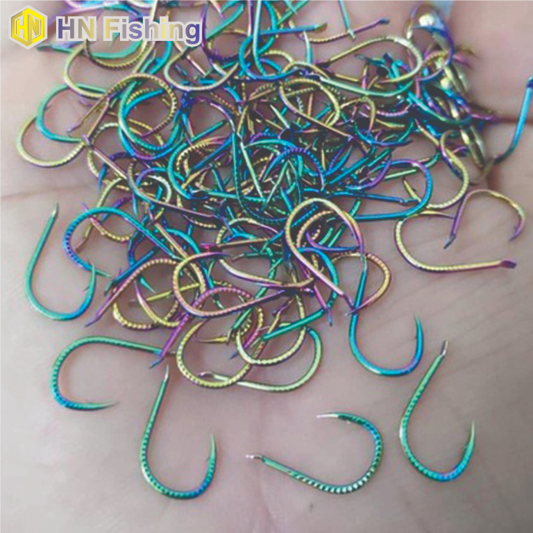 Lưỡi câu cá Titan Vảy Rồng 7 màu có ngạnh chuyên săn hàng. Đồ Câu Hoàng Nam