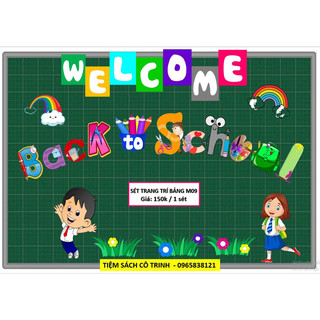 Sét back to school đón năm học mới