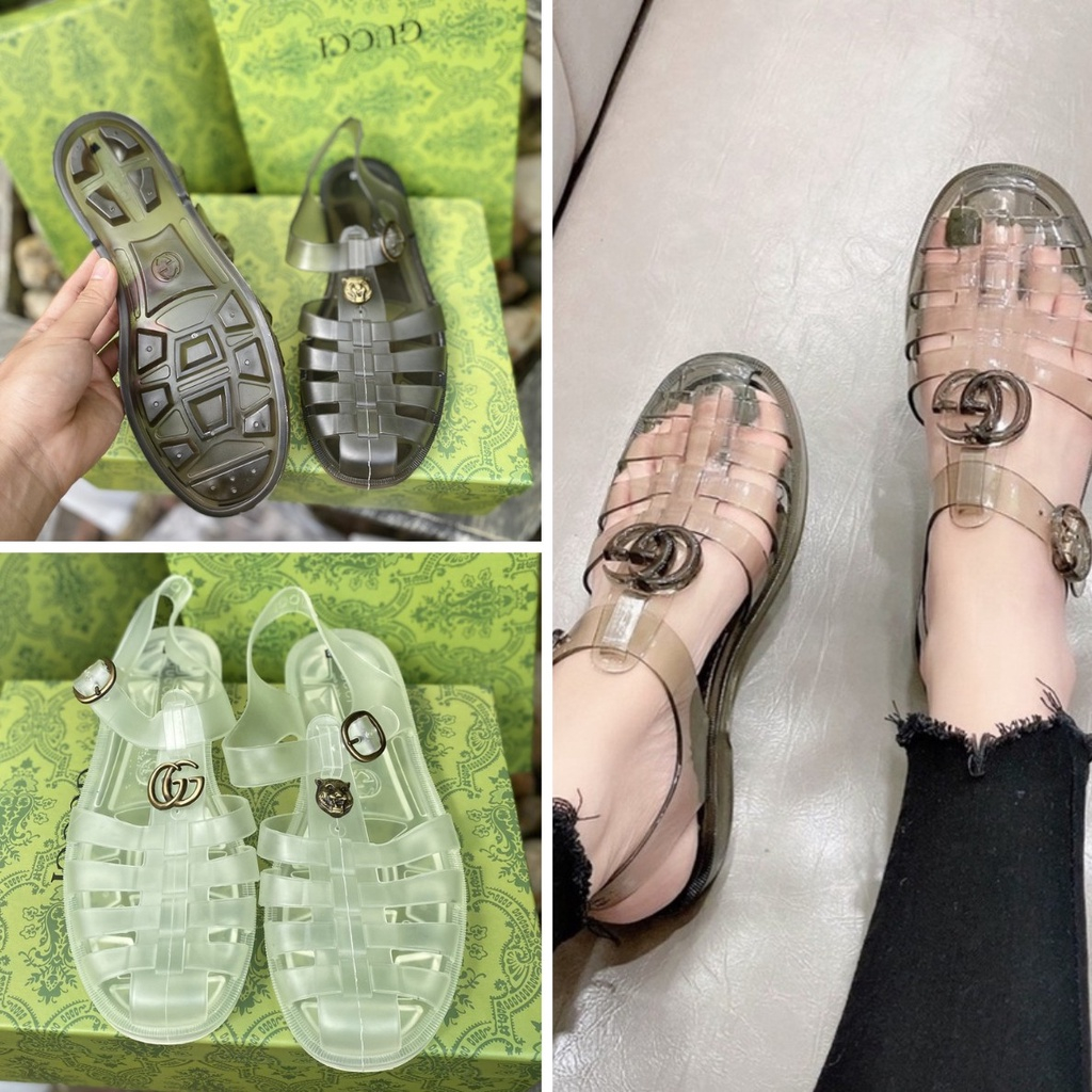 Dép Rọ Nam Nữ G.u.c.c.i , Dép dọ sandal GC Quai Hậu - Đế êm- Phong Cách Trẻ Trung