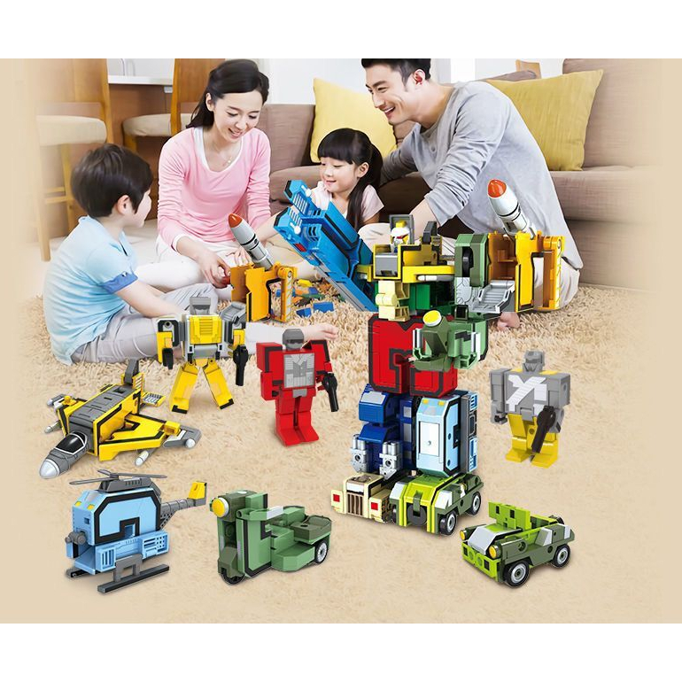 Đồ Chơi Lắp Ráp Robot Biến Hình Từ Các Con Số 0 - 9 Cho Bé Phát Triển Tư Duy - Đồ Chơi Sáng Tạo
