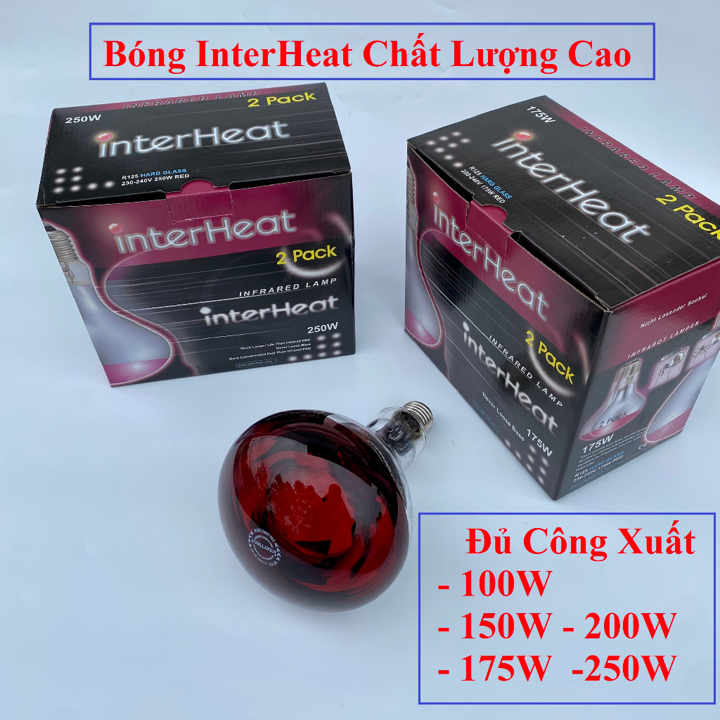Bóng Úm Hồng Ngoại interHeat Hàng Cao Cấp, Bóng Úm Gà Heo