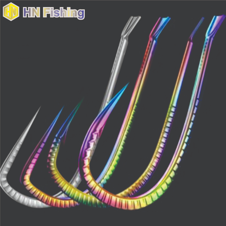 Lưỡi câu cá Titan Vảy Rồng 7 màu có ngạnh chuyên săn hàng. Đồ Câu Hoàng Nam