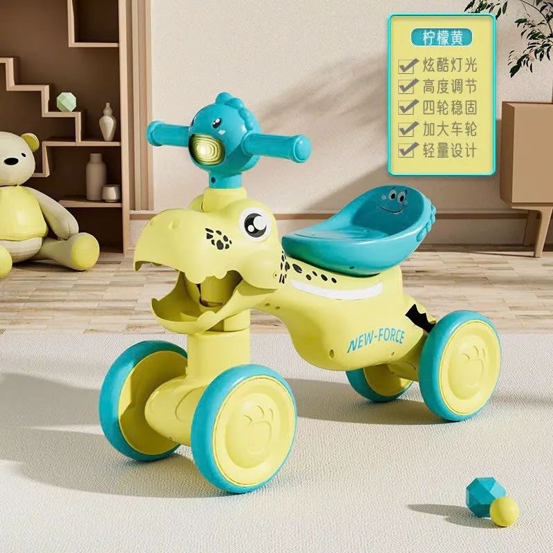 Xe chòi chân khủng long có nhạc và đèn cực xinh cho bé 😍🌷🎈