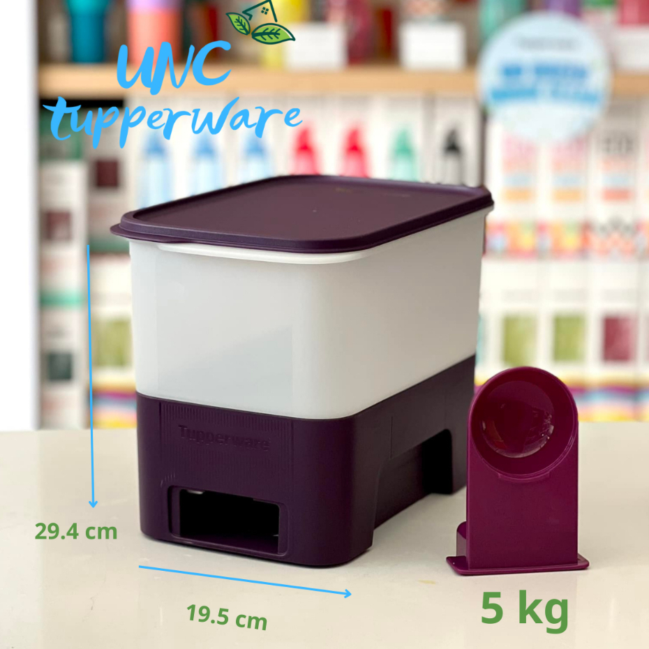 Thùng gạo Tupperware Rice Smart Junior 5kg