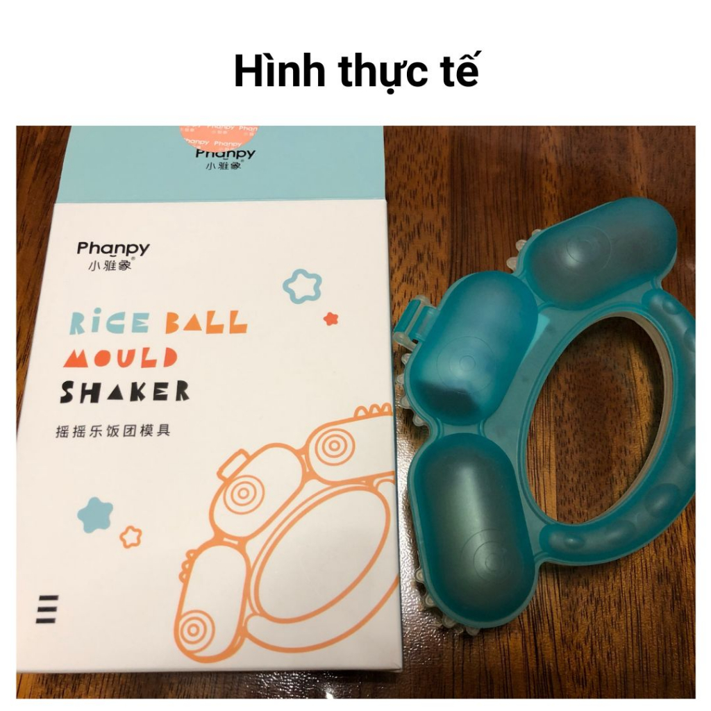 Khuôn lắc tay làm cơm viên cho bé ăn dặm PHANPY