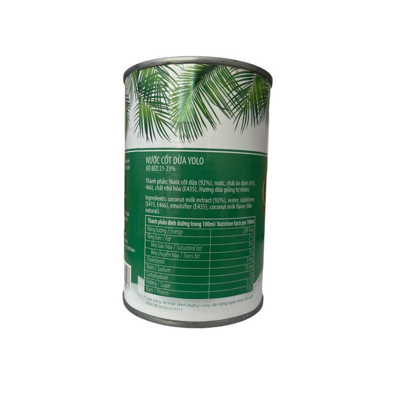 Nước cốt dừa Yolo 400g